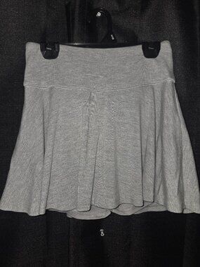Hollister Gray Mini-Skirt - Size Small
